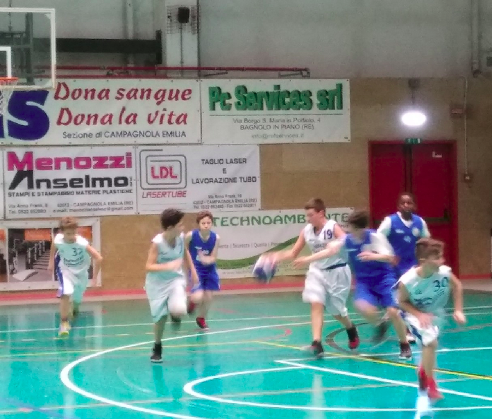 MB: Esordienti – 8.Giornata: Basket Campagnola vs Il Traghettino – prima vittoria